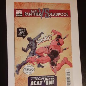 BLACK PANTHER VS DEADPOOL#5 (APRIL 2019)  VARIANT COVER BY KYLE BAKER